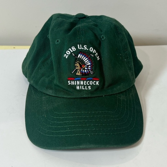 RARE 2018 U.S. Open Shinnecock Hills Embroidered Official USGA Member Green Hat - Picture 1 of 5